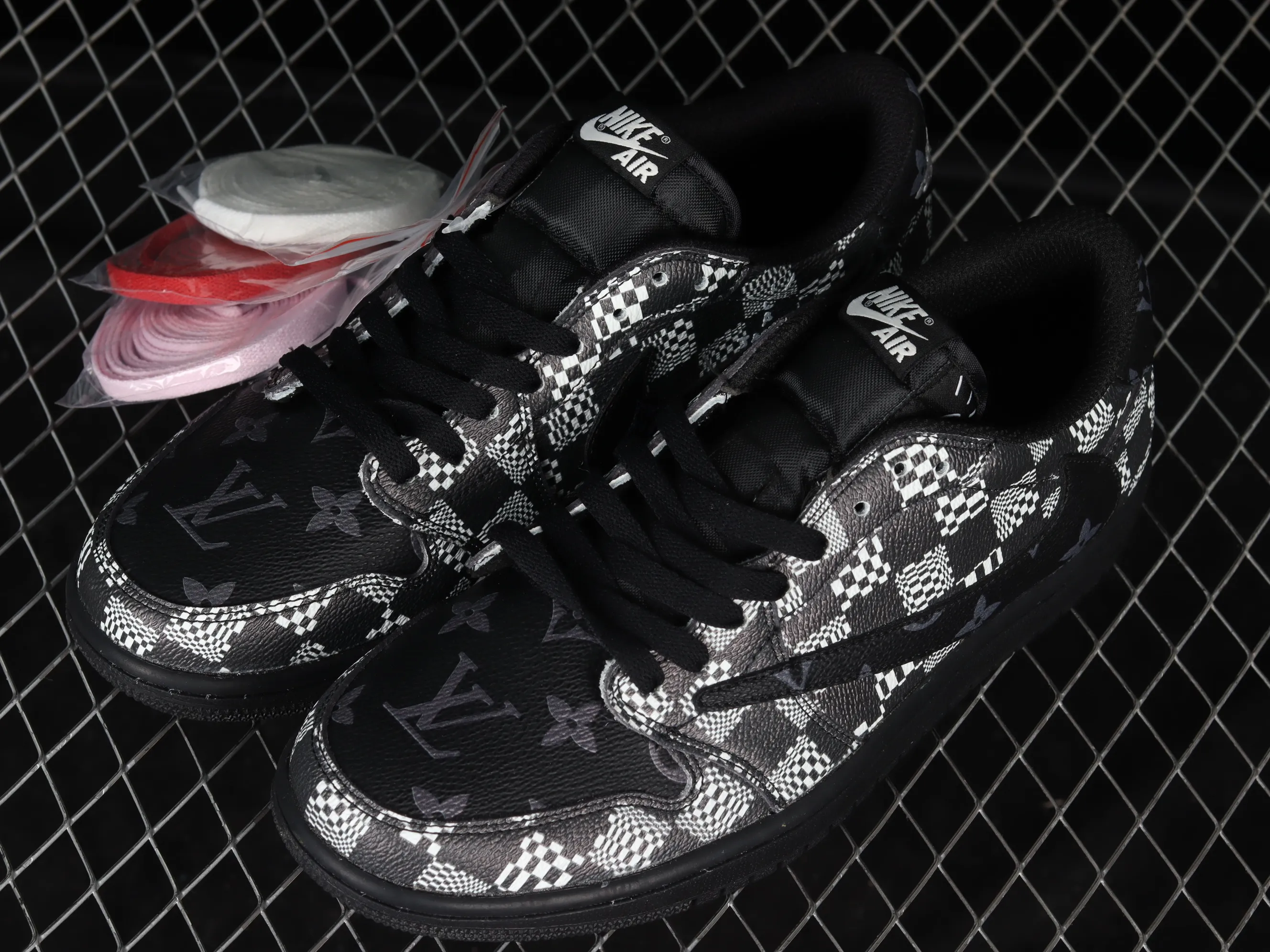 All categories Air Jordan Jordan series basketball shoes Air Jordan 1 Low Donkey brand x Travis Scott x Air Jordan 1 AJ1 Joe 1 lightning overhead low-top basketball shoes DM7866-662